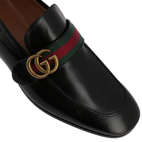 mens black gucci shoes|gucci men's formal shoes.